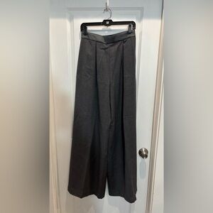Ricorso Limited Edition wool grey palazzo pants
